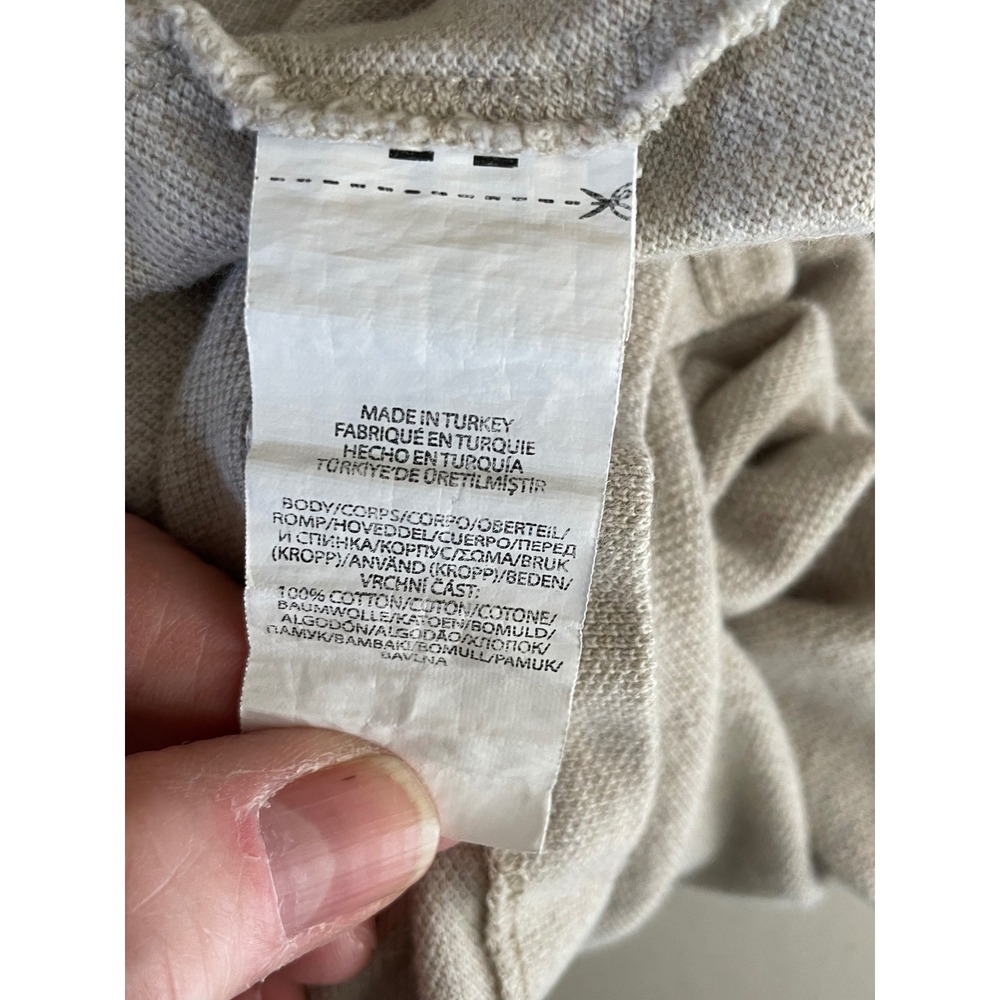 Polo Ralph Lauren Mens Shirt XXL Custom Slim Fit Tan‎ Heather Pony Logo - Picture 6 of 8